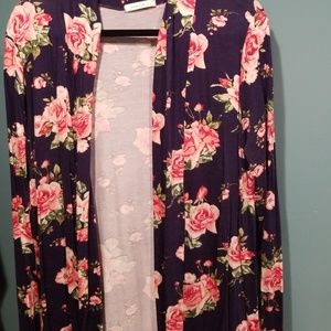 Floral cardigan